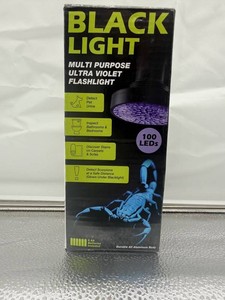 Black Light 100 LED 395nm UV Flashlight
