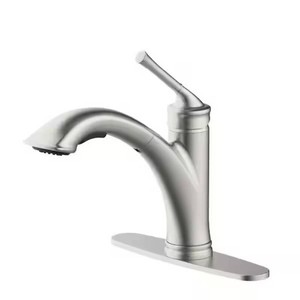 Glacier Bay Hemming 1006 744 001 Stainless Steel Pull-Out Kitchen Faucet