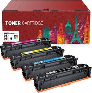 054054H Compatible Color Toner Cartridge Set - 4-Pack