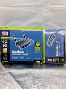 Linksys WRT54G Wireless-G Router & WPC54G Notebook Adapter Mixed Lot