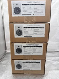 AES AU-AES225S 6 12in In-Wall Speakers (Lot of 4)