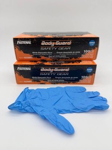 Fastenal Body Guard 3 Mil Nitrile Gloves Medium (Lot of 2)
