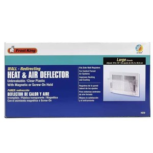 Frost King H09 Large Wall Heat & Air Deflector