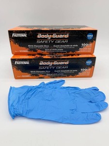 Fastenal Body Guard 3 Mil Nitrile Gloves Medium (Lot of 2)