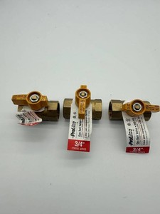 ProLine 7702GE Series 34-Inch Gas Ball Valves (Lot of 3)