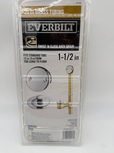Everbilt Twist N Close Bath Drain 1-12 in