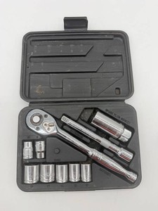 Dynacraft Ratchet and Socket Set With Spark Plug Socket