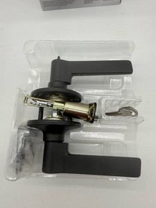 Defiant Freedom Keyed Entry Lever Set 07856 Matte Black