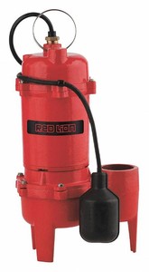 $374 RED LION Sewage Pump,12 HP,Cast Iron
