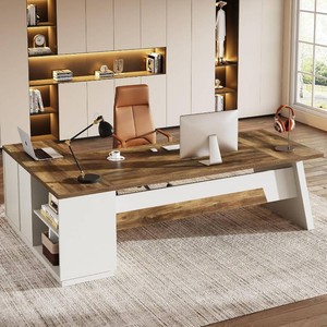 $400 Tribesigns 78 L-Shaped Desk with Storage
