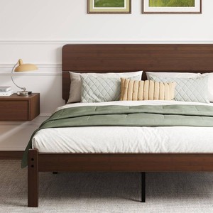 $310 BOSRII 14 Bamboo Platform Bed Frame