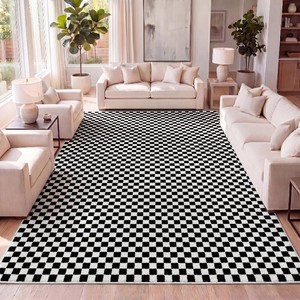 $193 Jonathan Y SCN108B-8 BlackWhite 8x10 Rug