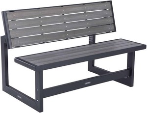 $240 LIFETIME 60253 Outdoor Bench, 55 Harbor Gray
