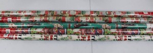 (new) Christmas Gift Wrap Rolls - 40 & 25 Sq Ft (Lot of 5)