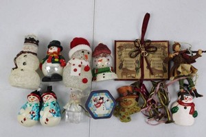Christmas Ornaments Mixed Lot