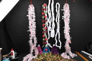 Mixed Lot Holiday Garland & Christmas Decorations