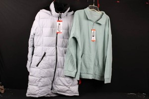 (New) Andrew Marc Puffer Coat & Jade Pullover Mixed Lot