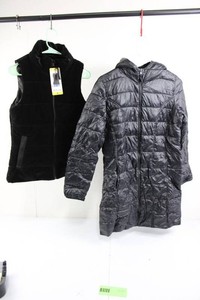Pacific Trail Aventure Puffer Coat & (New) Quilted Vest Mixed Lot - Size S