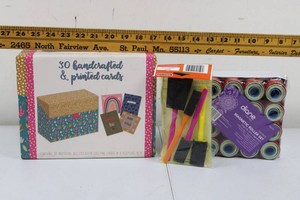 Diane D2701 Magnetic Rollers, Mod Podge Brushes & Greeting Cards Mixed Lot