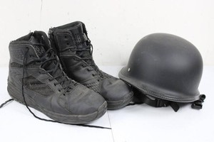 Slip Stream Waterproof Boots & XXL Protective Helmet Mixed Lot