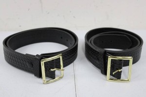 Boston Leather 6505 Belts Size 40 Pair