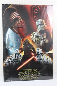 Star Wars the Force Awakens Mounted Wall Poster 24 x 36