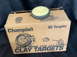 Champion Orange Dome Clay Targets - 90 Count