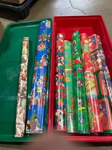 Christmas Wrapping Paper Disney & Holiday Designs Mixed Lot