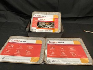 Heats SERVE by Lava Gel Food-Warming Trays (Lot of 3)