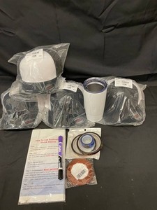 FlexiFit Sublimation Shrink Sleeve Craft Supplies with 4 hats and a coffee mug
