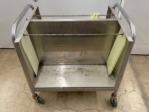 Stainless Steel Food Service Cart With Dividers