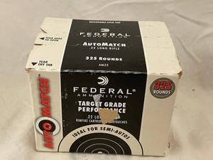 Federal AutoMatch AM22 .22 LR Ammunition - 325 Rounds