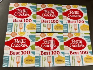 Betty Crocker Best 100 Cookbooks (Lot of 6)