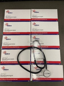 MedSource Nurses Stethoscope 22 in Tubing Chrome Binaurals MS-700212223242526