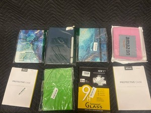 50 - Mixed Lot - 8 Tablet Cases & Screen Protection Accessories
