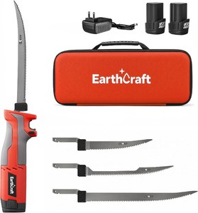 EarthCraft 12V Cordless Electric Fillet Knife Set