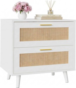 Garvee Rattan Nightstand