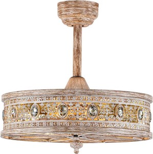 Vivlite Farmhouse Chandelier Ceiling Fan with Light