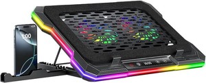 ChillCore Two Detachable Fans RGB Gaming Laptop Cooling Pad