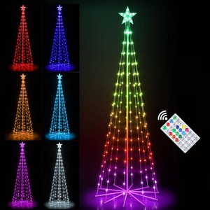 Ousheng 6 Multicolor LED Outdoor Christmas Tree