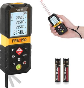 $34 PREXISO Laser Measure, 215Ft Laser Measurement Tool with Diagonal Measuring