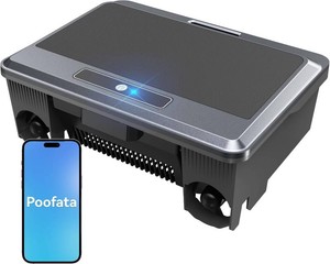 $246 F1T Solar Powered Robotic Pool Skimmer Surface Cleaner with APP Support Dual Charging Options Smart Obstacle Avoidance 247 Continuous Cleaning Ideal for Above Ground Pool Gray