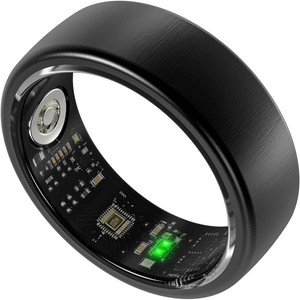 $57 Smart Ring for Men & Women, Fitness and Health Tracker Ring(Black Size 7)