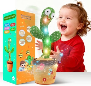 $28 Rechargeable Dancing Talking Cactus Toy for Kids 18 Months