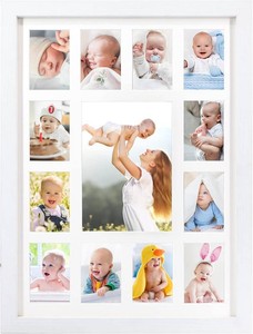 $20 My First Year Picture Frame for Babys First Twelve Months Photo Keepsake
