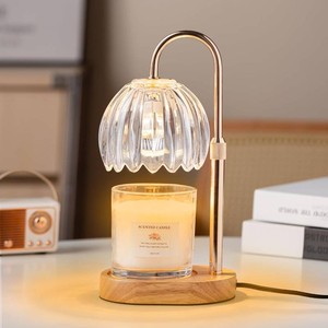 $30 Candle Warmer Lamp, Transparent (powers on but light doesnt turn on, might need a new bulb)