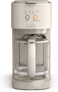$100 BELLA VersaBrew 12 cup Coffee Maker, Oatmilk