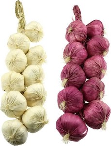 Gresorth 2 Pcs Artificial Onion String Fake Vegetable Garlic Decoration