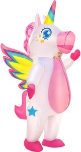 $40 Unicorn Costume,Inflatable Unicorn Costume Adult,Blow Up Costumes for Adults,Funny Halloween Costumes Unicorn Suit for women