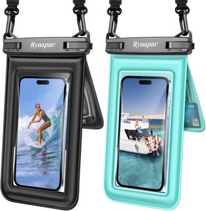 $30 Double Space Floating Waterproof Phone Pouch Up to 8.5, 2 Pack